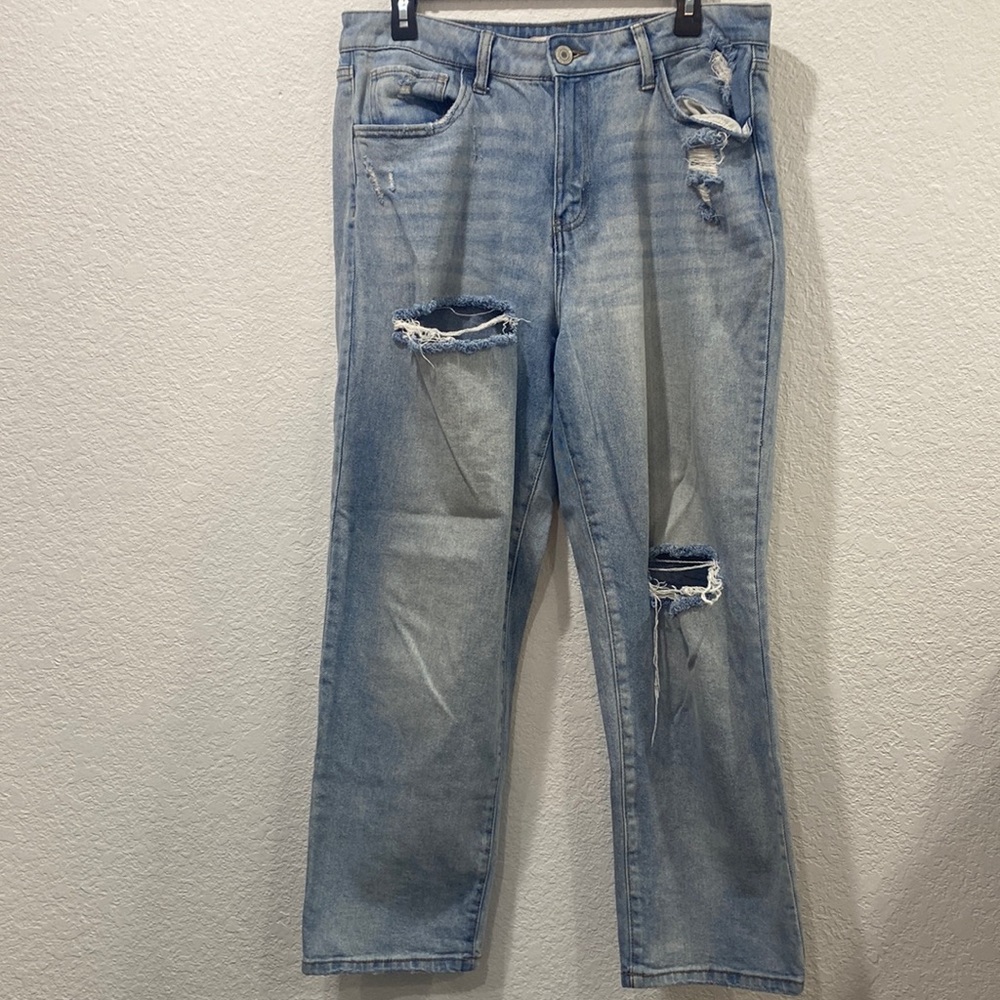 straight leg jeans